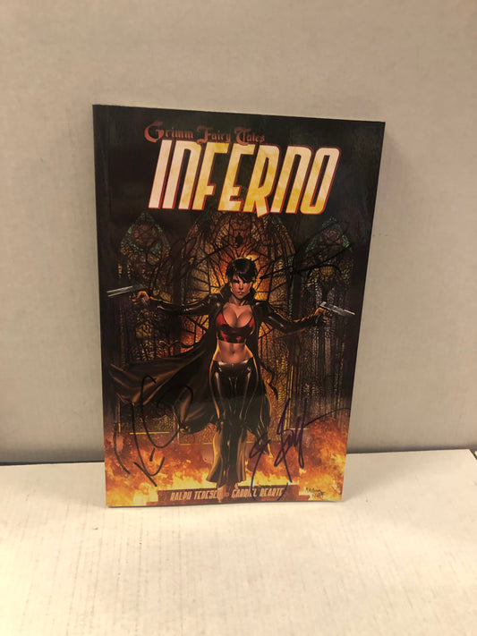 ZENOSCOPE GRIMM FAIRY TALES INFERNO SIGNED NO COA SOFTCOVER