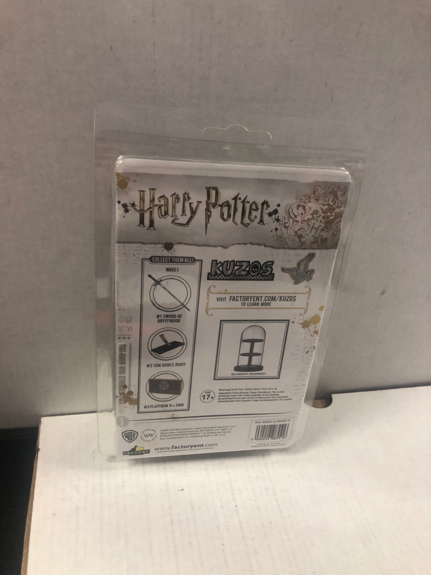 KUZOS HARRY POTTER PLATFORM 9 3/4 SIGN DIECAST MINIATURE