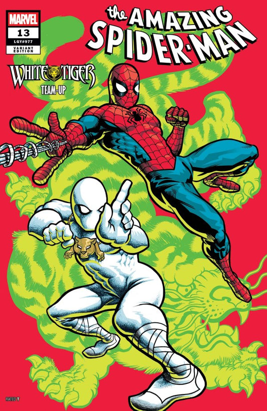 MARVEL COMICS AMAZING SPIDER-MAN #13 GONZO WHITE TIGER TEAM UP COVER
