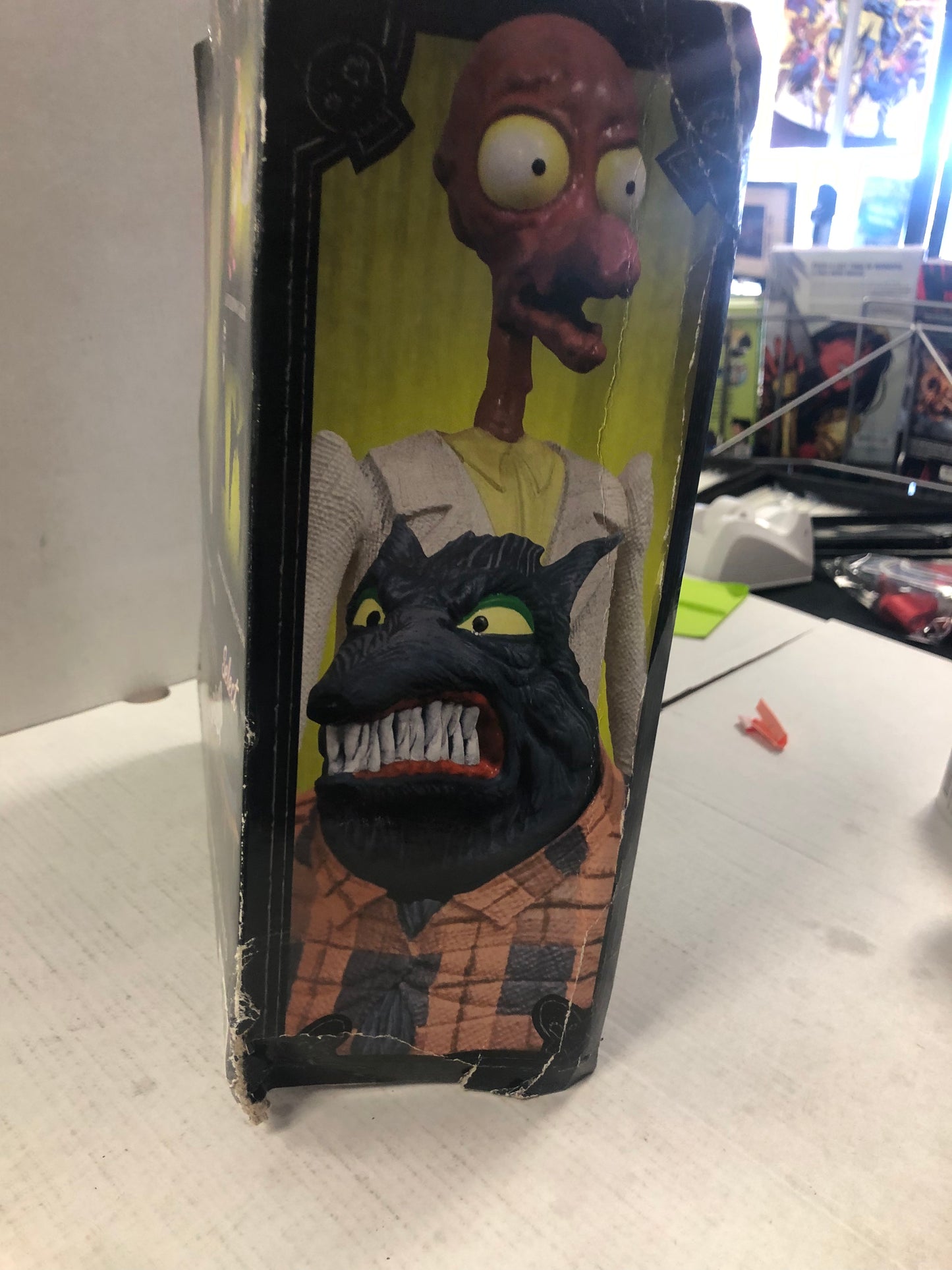 DIAMOND SELECT WOLFMAN AND MELTING MAN NIGHTMARE BEFORE CHRISTMAS FIGURES