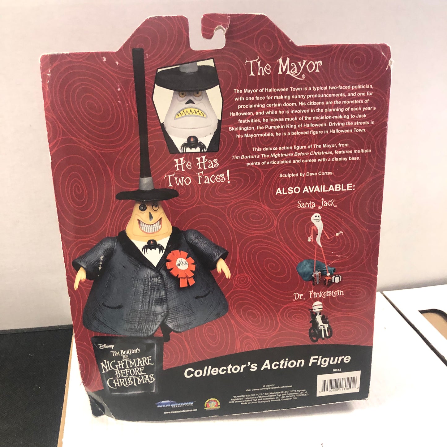 DIAMOND SELECT THE MAYOR NIGHTMARE BEFORE CHRISTMAS FIGURE