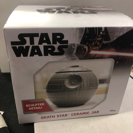 STAR WARS DEATH STAR CERAMIC JAR