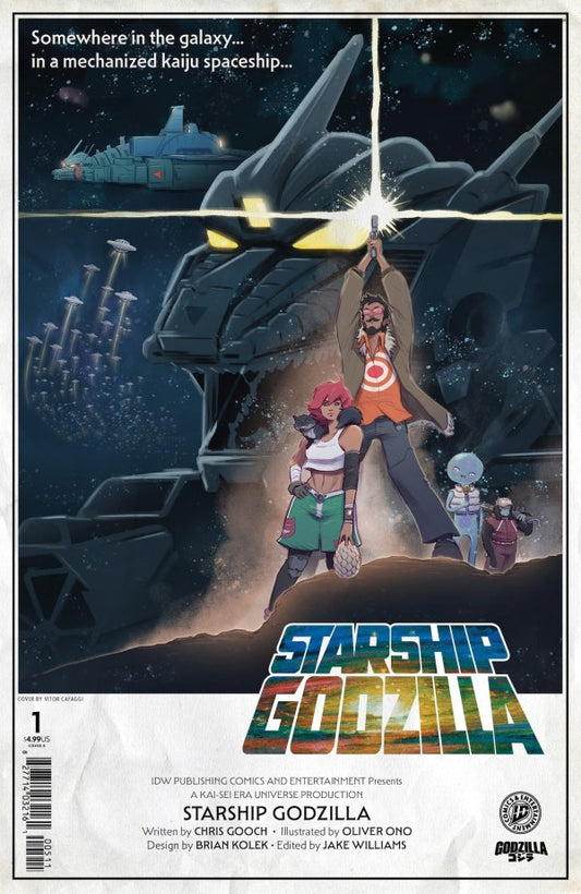 IMAGE COMICS STARSHIP GODZILLA #1 STAR WARS VARIANT