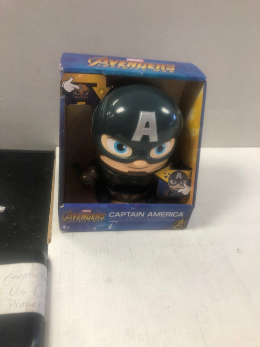 MARVEL CAPTAIN AMERICA AVENGERS INFINITY WAR NIGHT LIGHT ALARM CLOCK