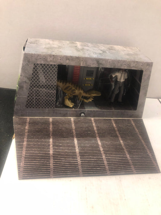 JURASSIC PARK TALKING POWER ROOM DIORAMA