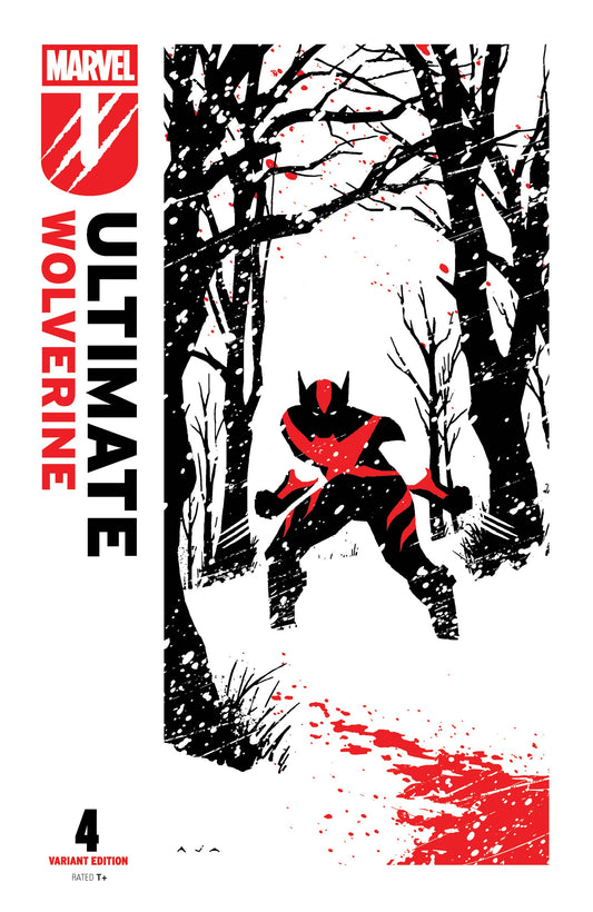 MARVEL COMICS ULTIMATE WOLVERINE #4 NEGATIVE SPACE VARIANT