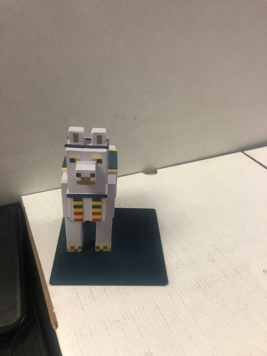 MINECRAFT WHITE LAMA SET OF TWO BOOKENDS