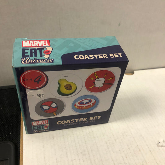 MARVEL EATS COASTER 4 PACK