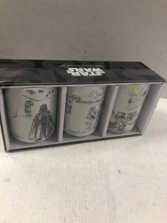 STAR WARS HAND DRAWN TEA CUP SET