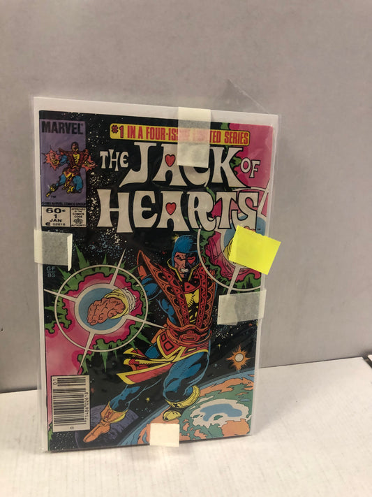 MARVEL COMICS JACK OF HEARTS NEWSSTAND EDITION SET 1-4