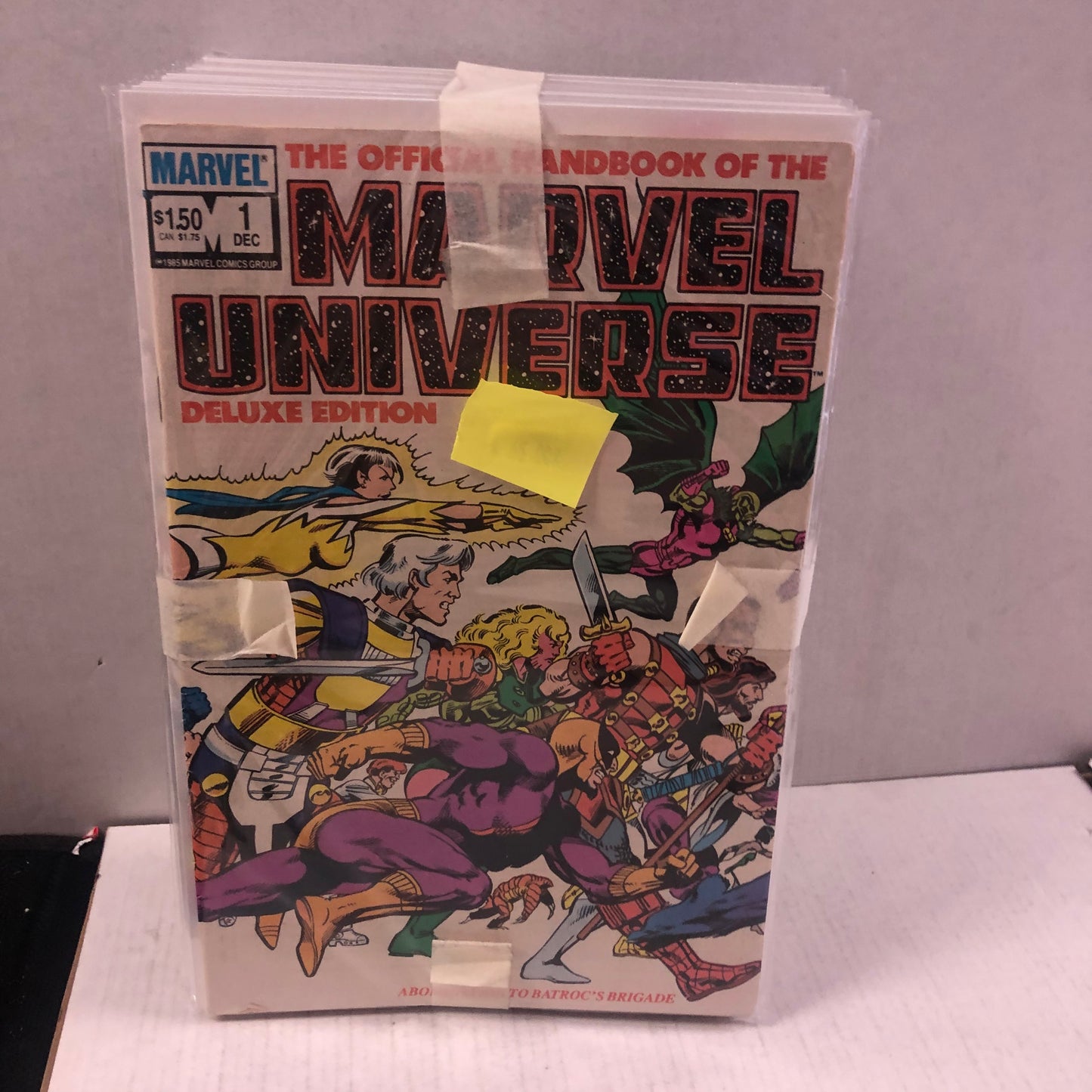 MARVEL COMICS THE OFFICIAL HANDBOOK OF THE MARVEL UNIVERSE DELUXE EDITION MISSING 14,15,16,17,19