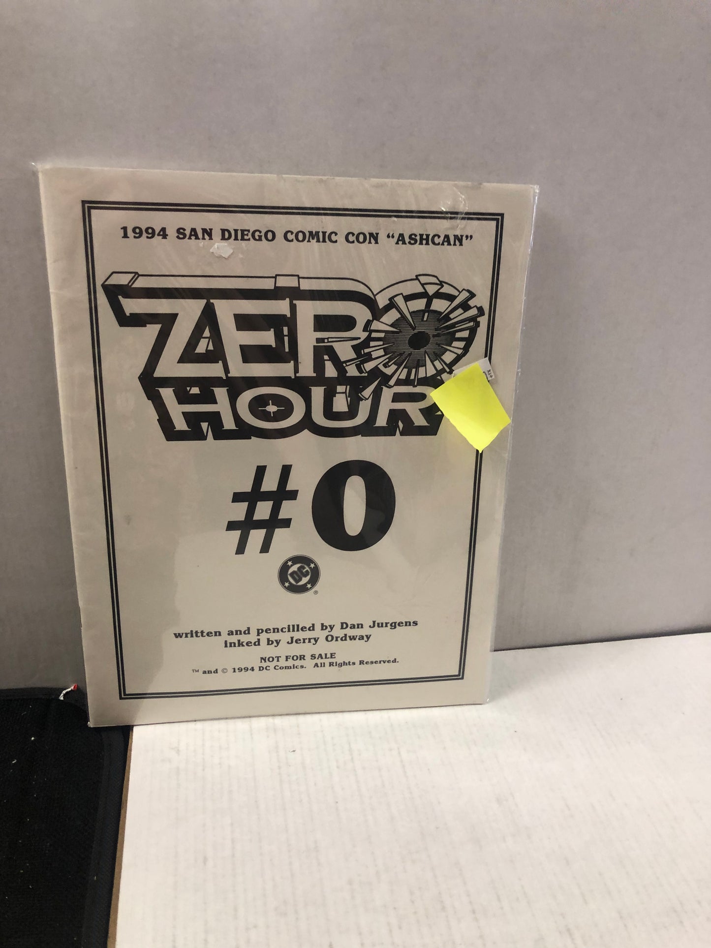 DC COMICS 1994 SAN DIEGO COMIC CON ASHCAN ZERO HOUR #0