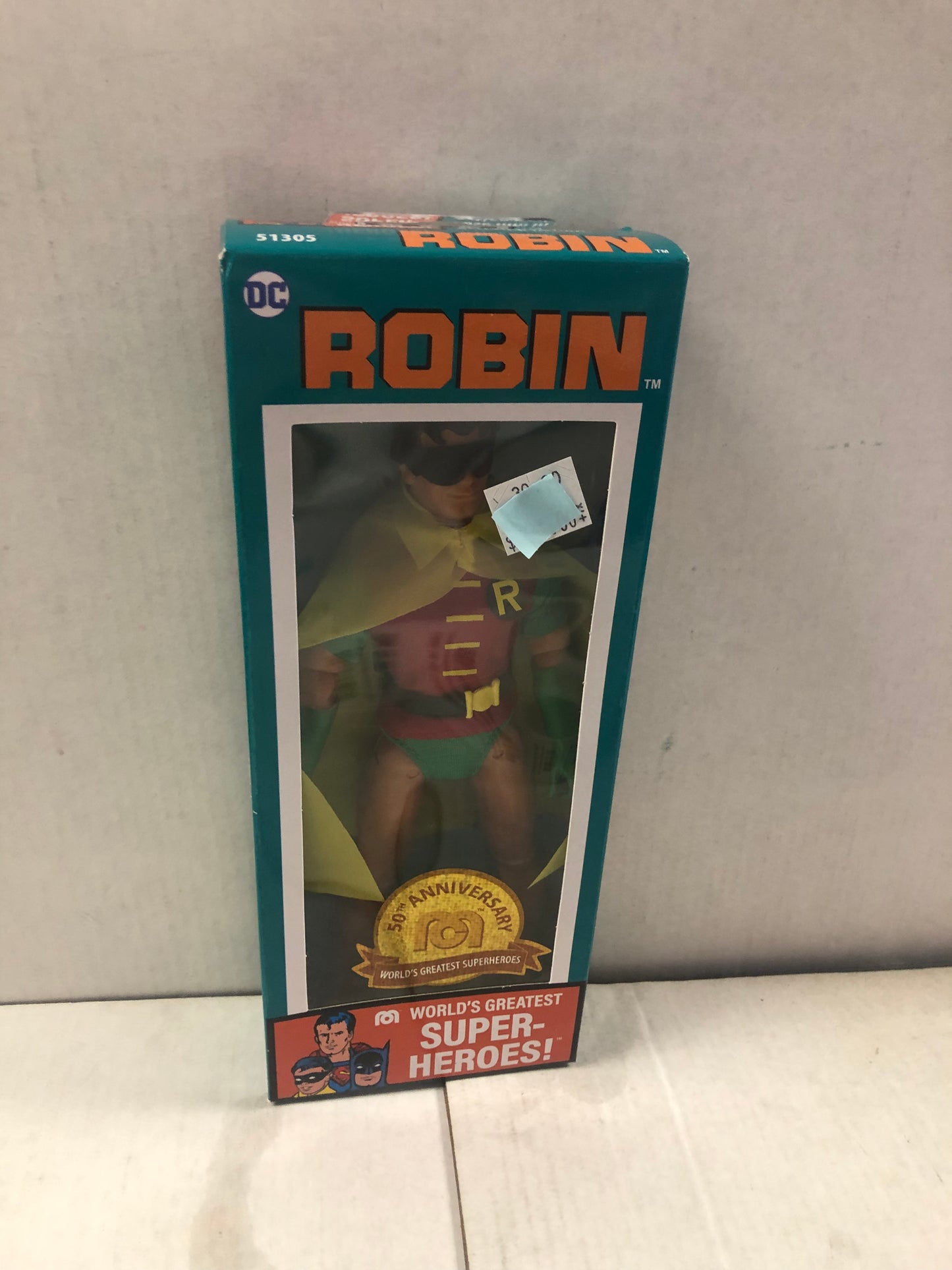 WORLDS GREATEST SUPERHEROES 50TH ANNIVERSARY ROBIN ACTION FIGURE