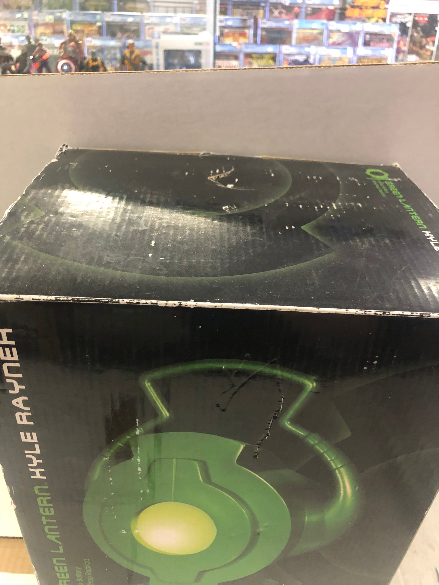 DC DIRECT GREEN LANTERN KYLE RAYNER LIGHT UP POWER BATTERY LIMITED EDITION 496/750 COMES WITH BOX