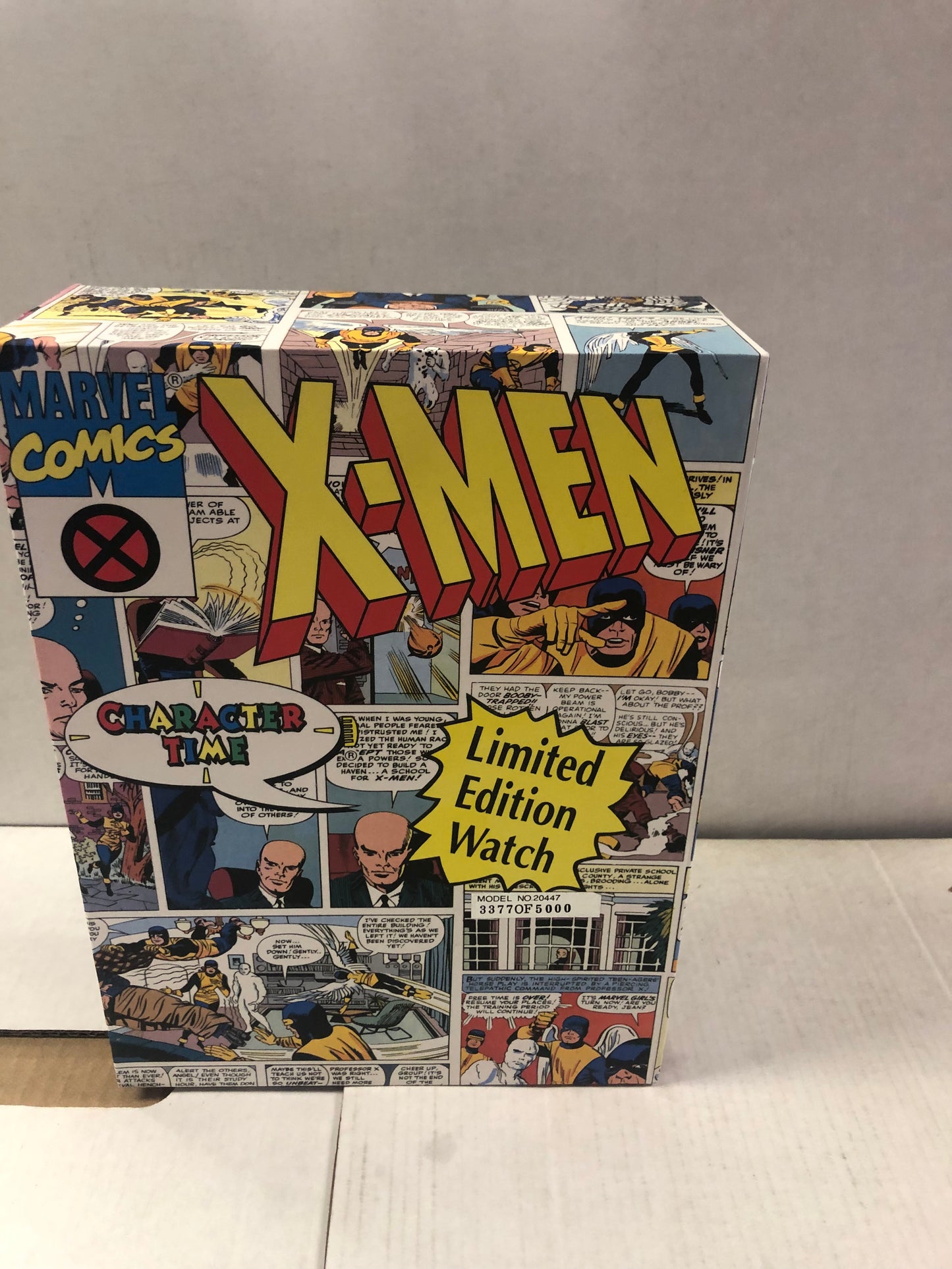 MARVEL COMICS CHARACTER TIME LIMITED EDITION X-MEN WATCH COMES WITH BOX