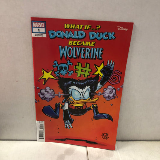 MARVEL COMICS - WHAT IF?DONALD DUCK BECAME WOLVERINE #1 (2024 SKOTTIE VARIANT!)