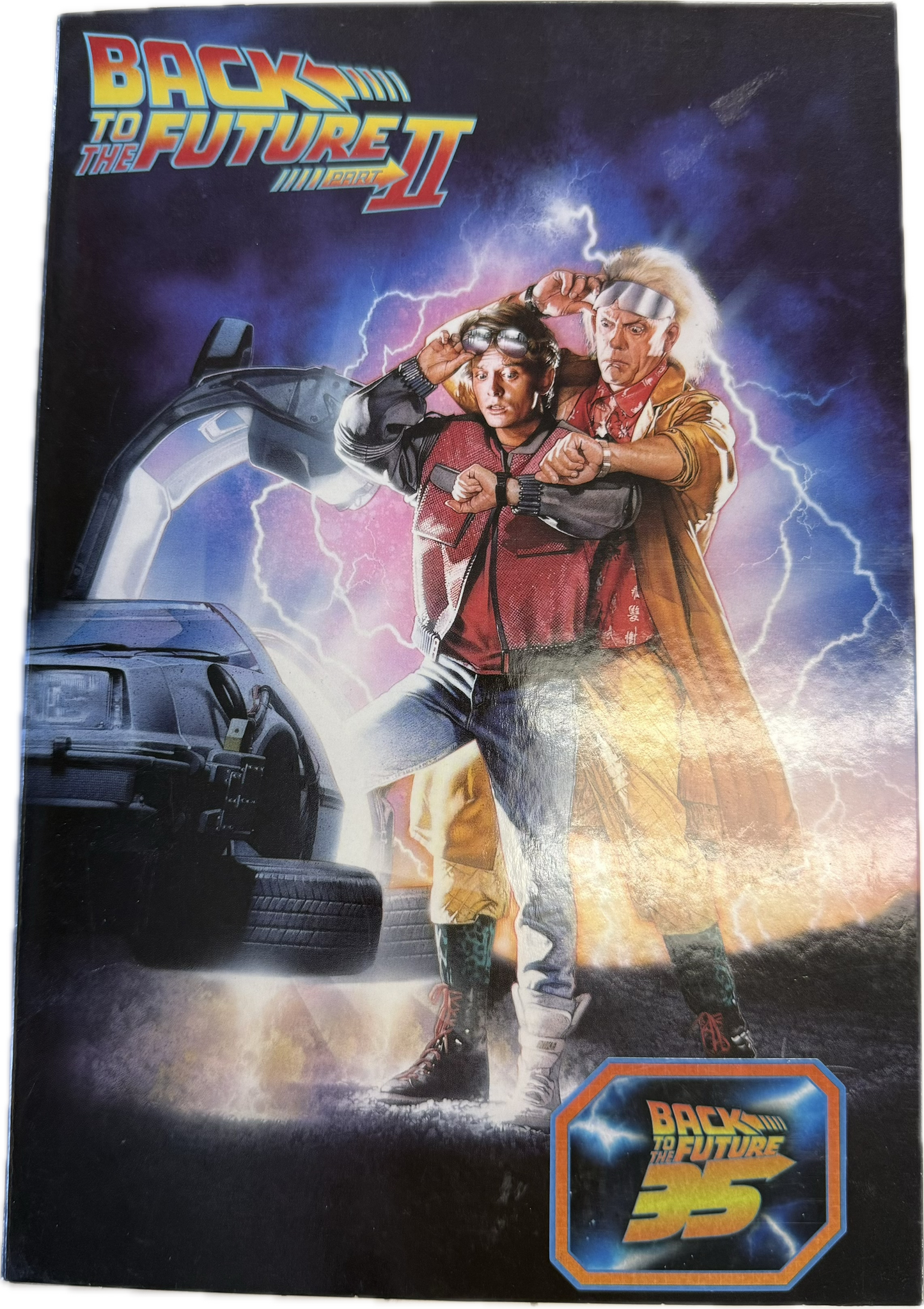NECA REEL TOYS BACK TO THE FUTURE 2 35th anniversary collector edition.