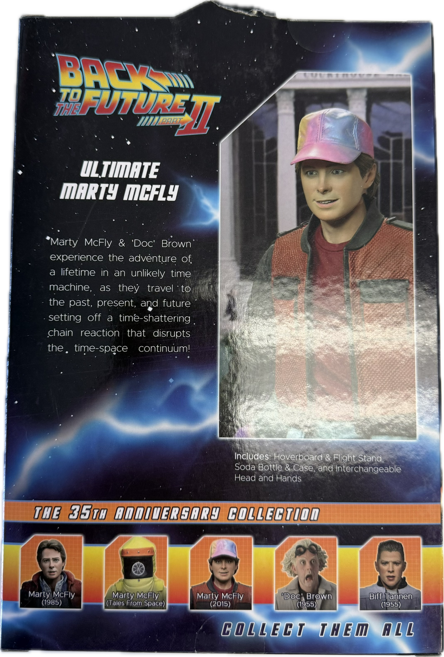NECA REEL TOYS BACK TO THE FUTURE 2 35th anniversary collector edition.