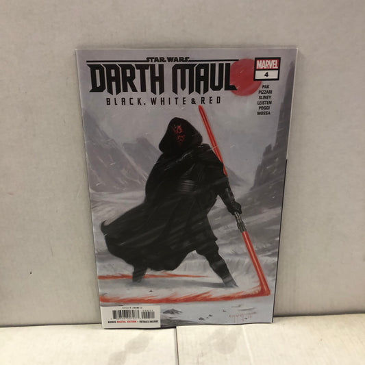 MARVEL COMICS STAR WARS DARTH MAUL BLACK WHITE AND RED 4