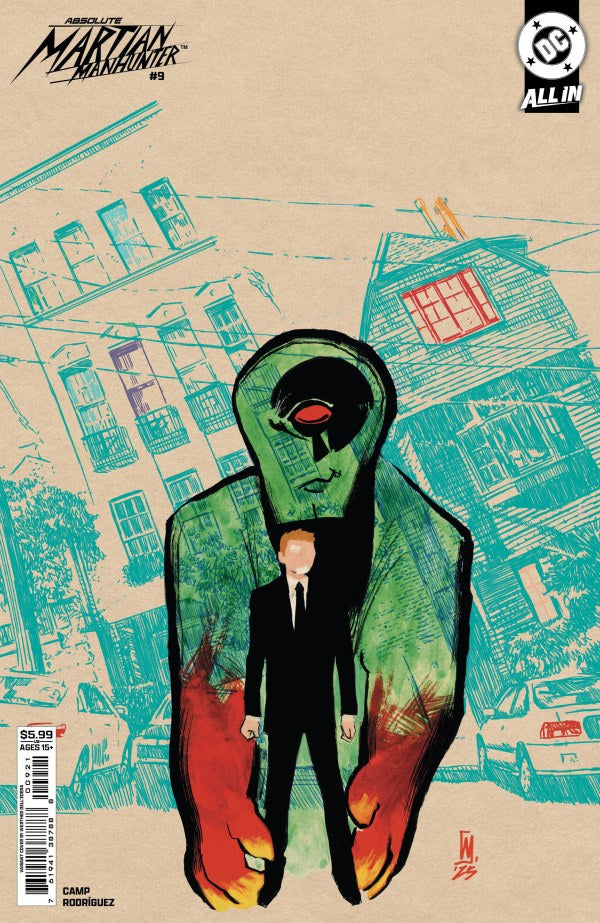 DC COMICS ABSOLUTE MARTIAN MANHUNTER #9 CVR B WERTHER DELL EDERA CARD STOCK VAR