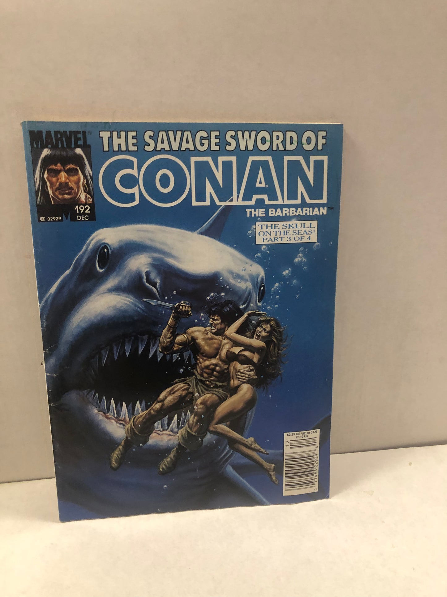 MARVEL COMICS SAVAGE SWORD OF CONAN 192