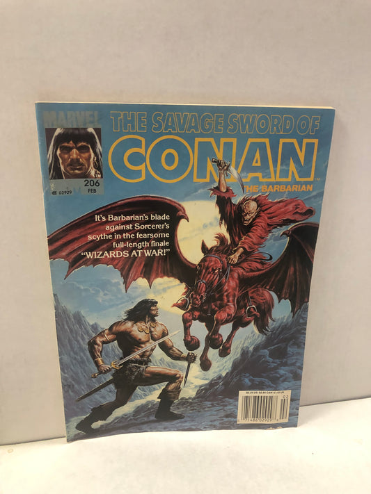 MARVEL COMICS SAVAGE SWORD OF CONAN 206