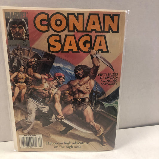 MARVEL COMICS CONAN SAGA 71