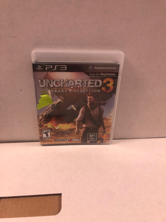 PLAYSTATION 3  UNCHARTED 3 DRAKES DECEPTION COMPLETE IN CASE