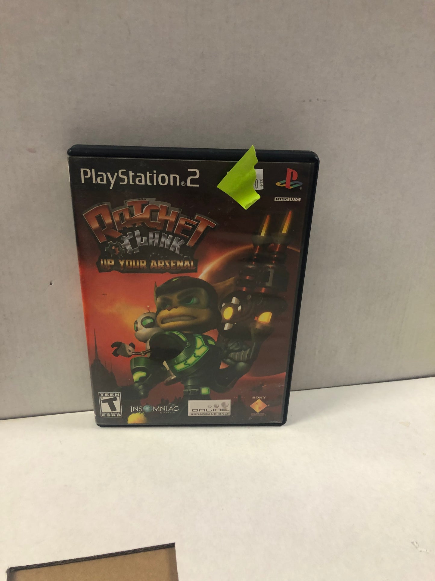 PLAYSTATION 2 RATCHET AND CLANK UP YOUR ARSENAL NO MANUAL