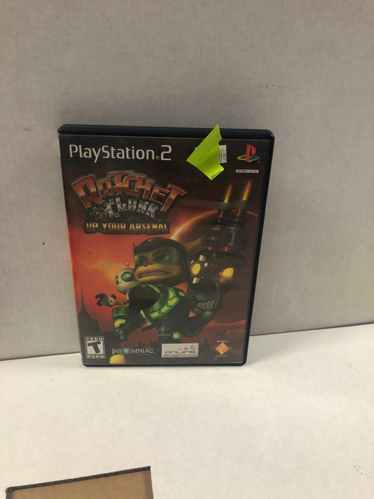 PLAYSTATION 2 RATCHET AND CLANK UP YOUR ARSENAL NO MANUAL