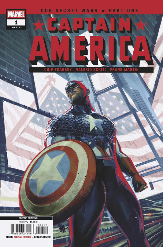 MARVEL COMICS CAPTAIN AMERICA OUR SECRET WARS #1 SECOND PRINT