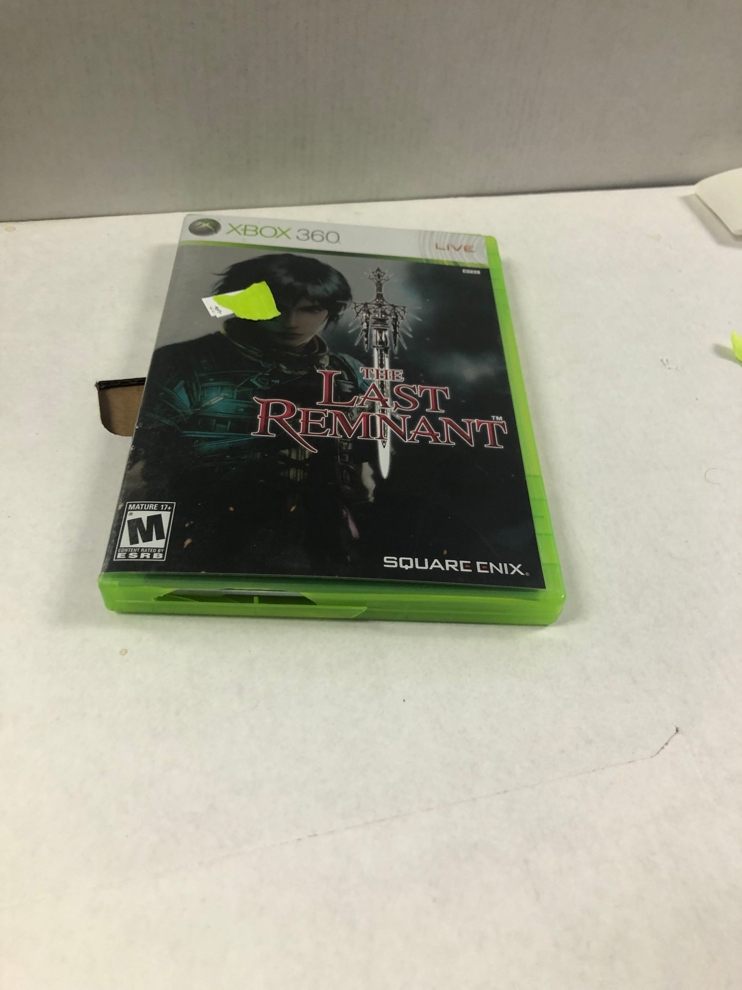 XBOX 360 THE LAST REMNANT COMPLETE IN CASE CASE HAS DAMAGE