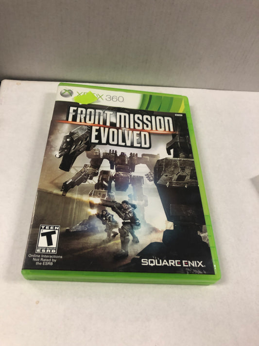 XBOX 360 FRONT MISSION EVOLVED MISSING MANUAL