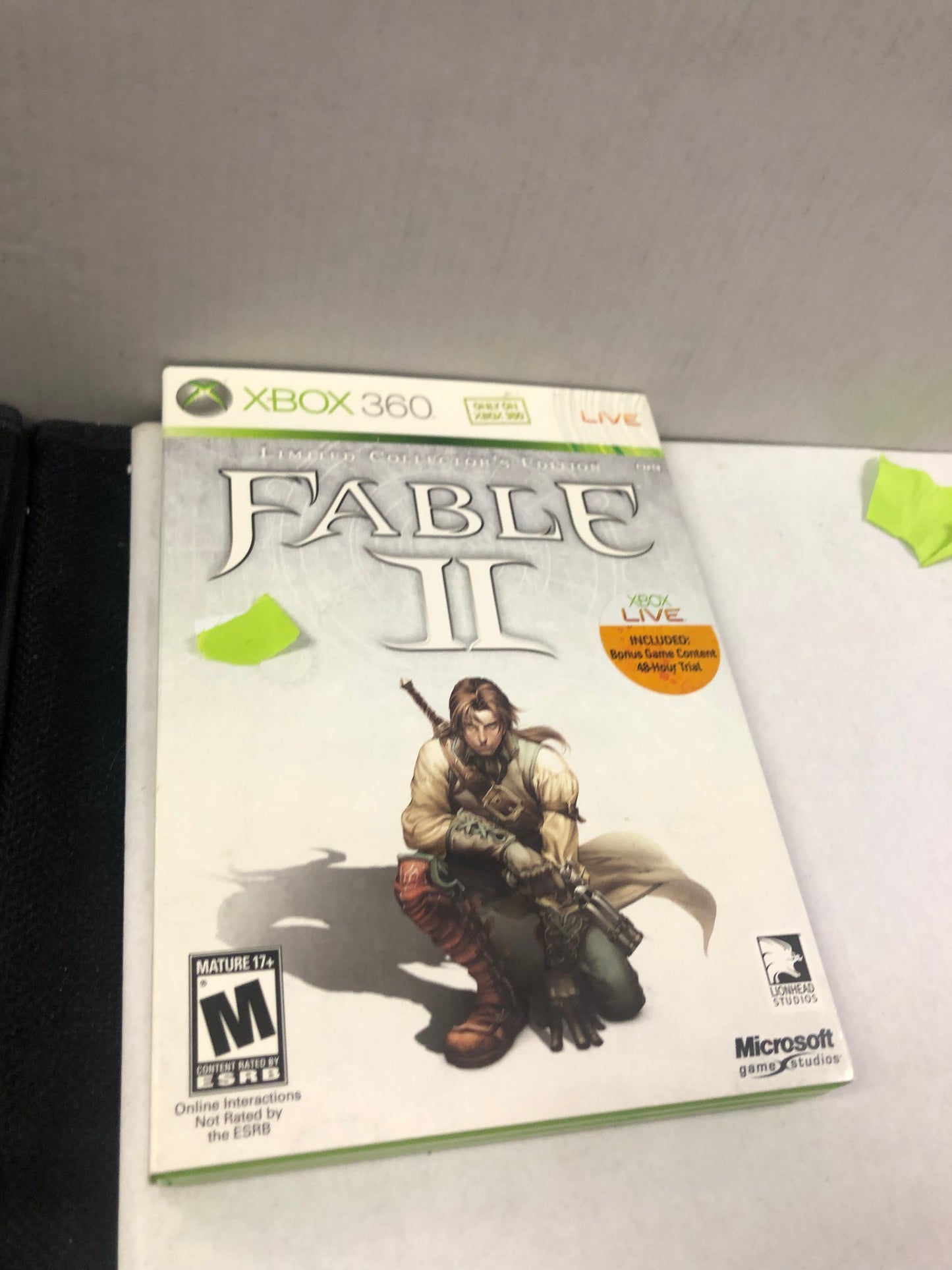 XBOX 360 FABLES II LIMITED COLLECTORS EDITION COMPLETE IN CASE