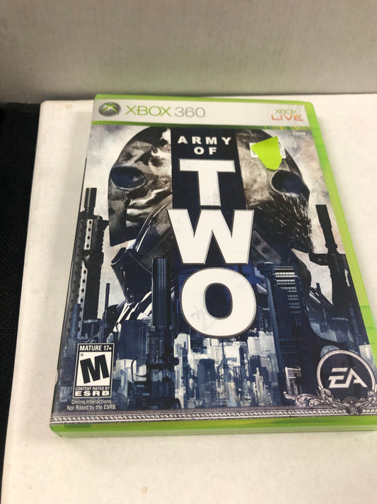 XBOX 360 ARMY OF TWO COMPLETE IN CASE