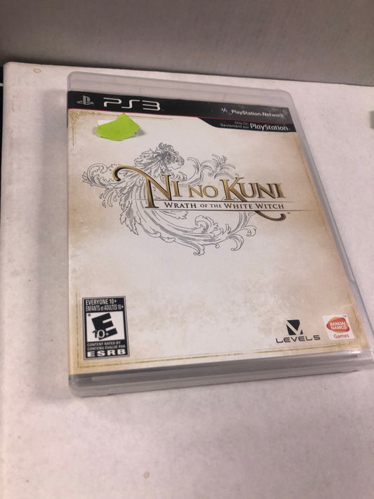 PLAYSTATION 3 NI NO KUNI WRATH OF THE WHITE WITCH COMPLETE IN CASE