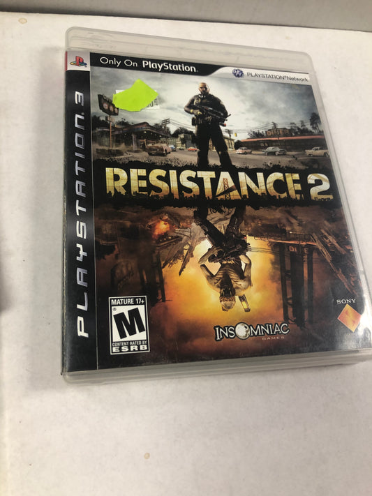 PLAYSTATION 3 RESISTANCE 2 COMPLETE IN CASE