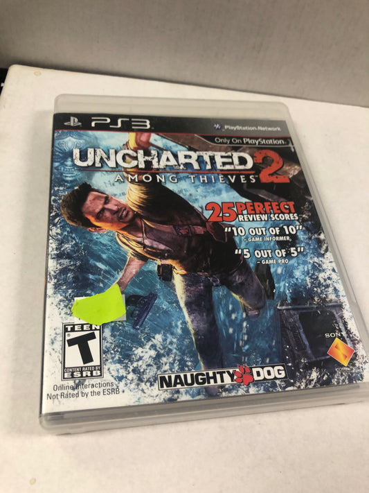 PLAYSTATION 3 UNCHARTED 2 AMOUNG THIEVES COMPLETE IN CASE