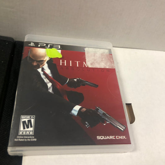 PLAYSTATION 3 HIT MAN ABSOLUTION COMPLETE IN CASE