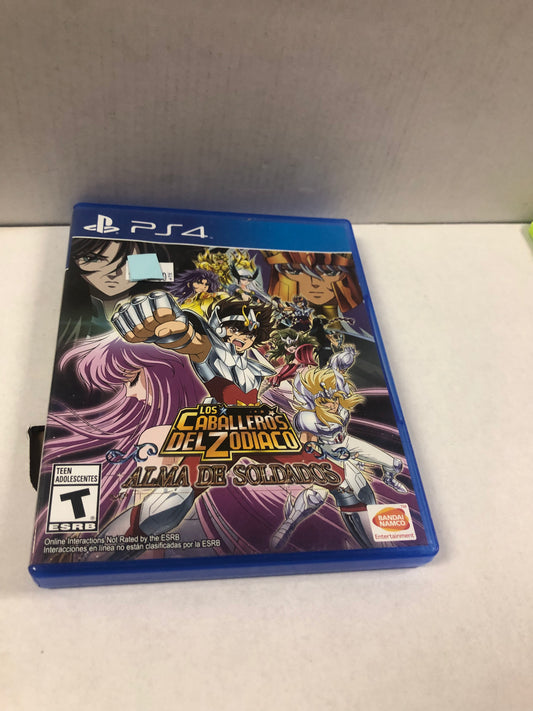 PLAYSTATION 4 LOS CABALLERNOS DEL ZODIACO ALMA DE SOLDADOS MISSING MANUAL
