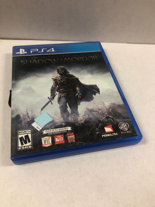 PLAYSTATION 4 SHADOW OF MORDOR MISSING MANUAL