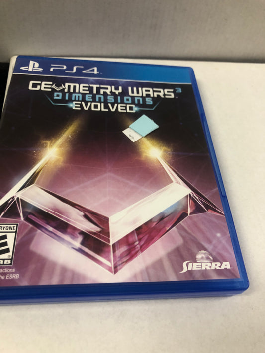 PLAYSTATION 4 GEOMETRY WARS 3 DIMENSIONS EVOLVED MISSING MANUAL