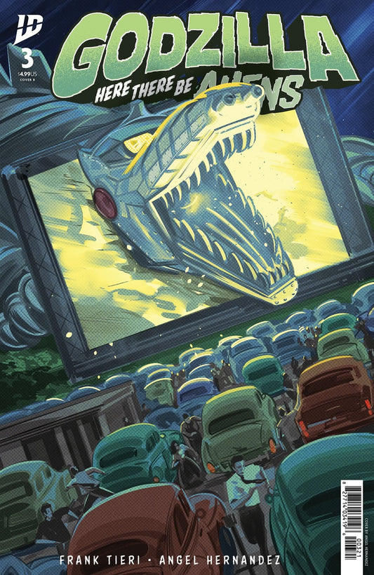 MARVEL COMICS GODZILLA: HERE THERE BE ALIENS #3 CVR B
