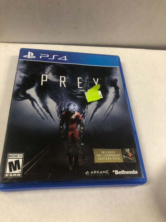 PLAYSTATION 4 PREY MISSING MANUAL