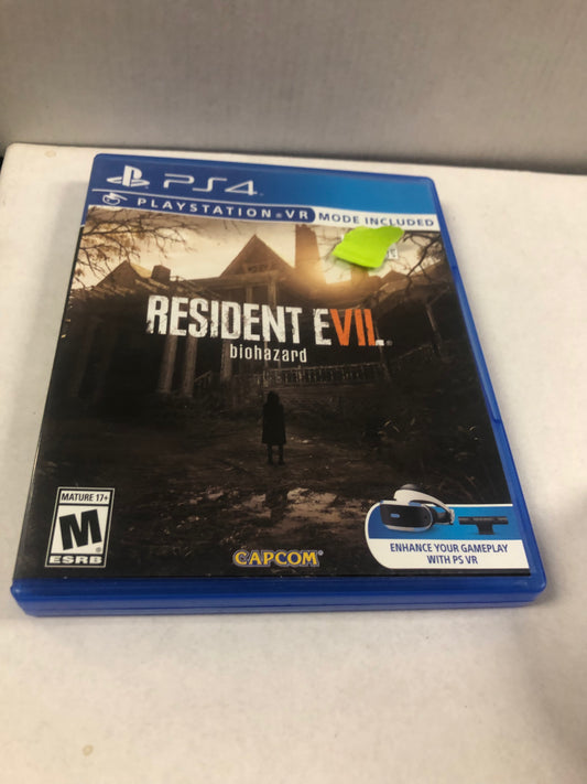 PLAYSTATION 4 RESIDENT EVIL BIOHAZARD MISSING MANUAL