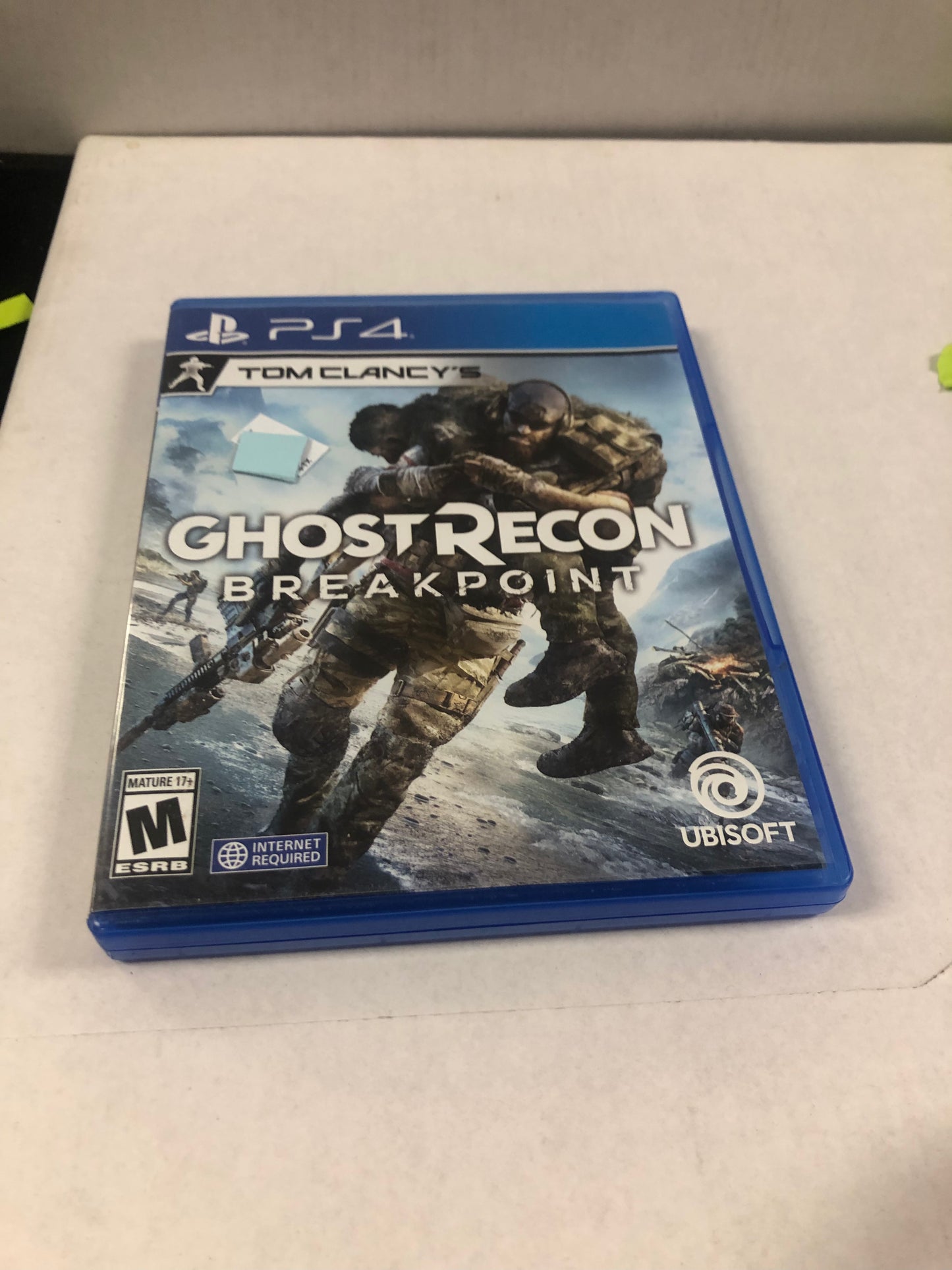 PLAYSTATION 4 GHOST RECON BREAKPOINT MISSING MANUAL
