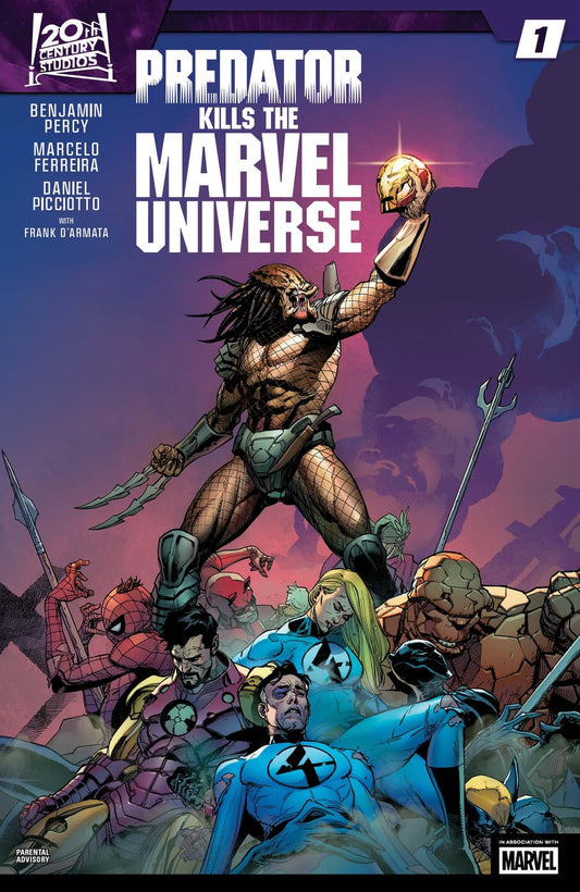 MARVEL COMICS PREDATOR KILLS THE MARVEL UNIVERSE #1