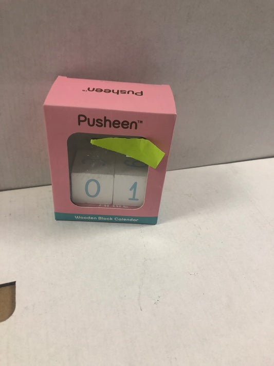 PUSHEEN WOODEN BLOCK CALENDAR
