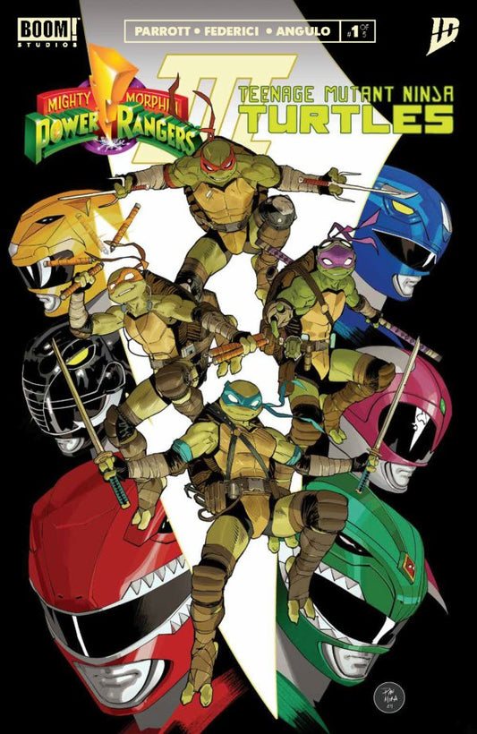 BOOM STUDIOS/IDW PUBLISHING POWER RANGERS/TEENAGE MUTANT NINJA TURTLES 3 #1 (2025) CVR B