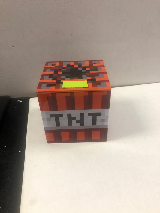 MINECRAFT TNT TIN STORAGE BOX